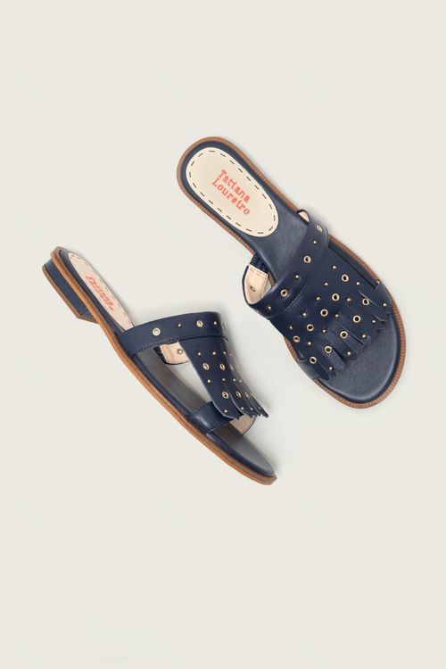 RASTEIRA SLIDE FRINGE AZUL GALAXIE