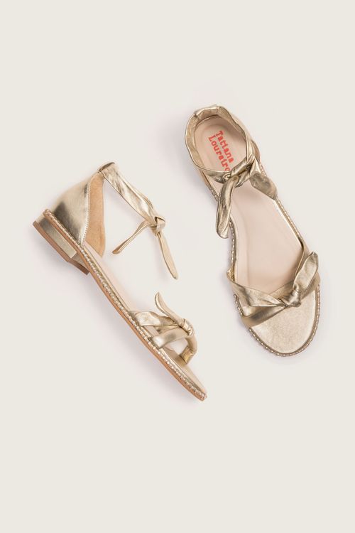 RASTEIRA LACE UP NÓ MESTIÇO NAKED OURO