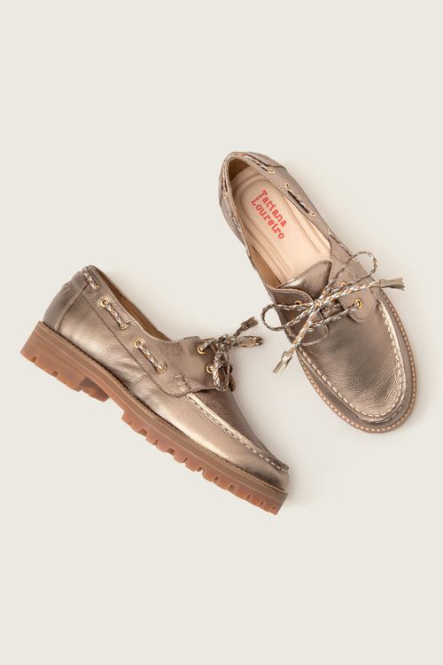 MOCASSIM DOCKSIDE PRATA VELHO