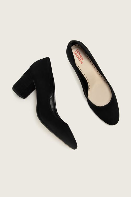 SCARPIN BASIC SALTO BLOCO PRETO