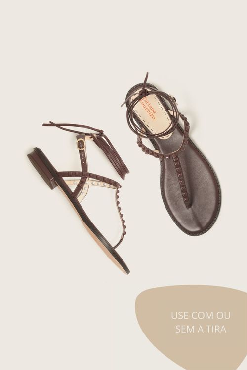 RASTEIRA SLIM MINI SPIKE SQUARE CAFÉ
