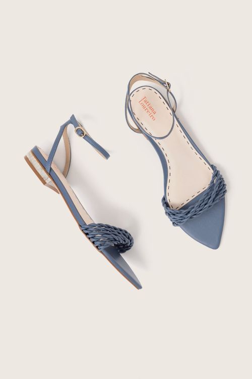 RASTEIRA BICO FINO FIO TORCIDO AZUL DENIM