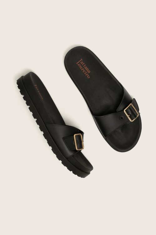 SLIDE ACQUA MINIMAL PRETO