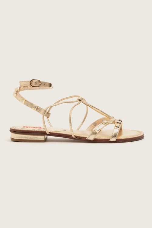 RASTEIRA GLADIADORA SPIKE SQUARE OURO