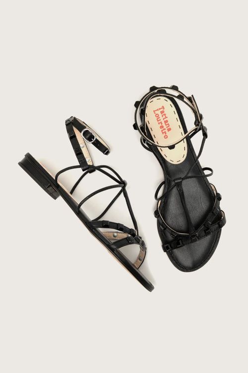 RASTEIRA GLADIADORA SPIKE SQUARE PRETO