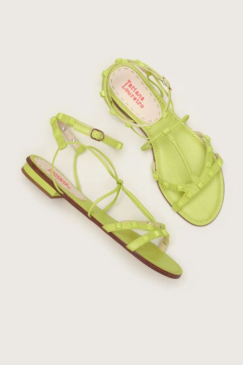 RASTEIRA GLADIADORA SPIKE SQUARE LIME