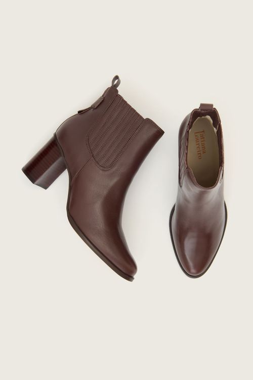 BOTA CHELSEA SALTO BLOCO CAFÉ
