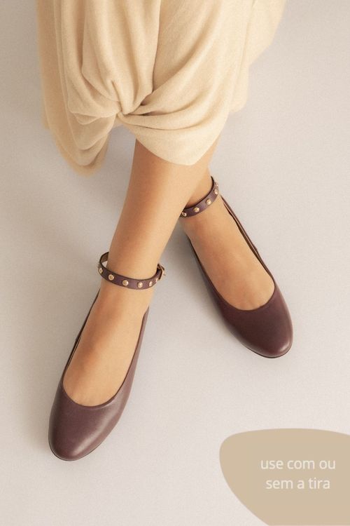 SAPATILHA STUDS VINHO