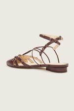 1273C-4 - SAPATILHA GLADIADORA SPIKE SQUARE BICO FINO FORRO DE COURO CAFE 3.jpg