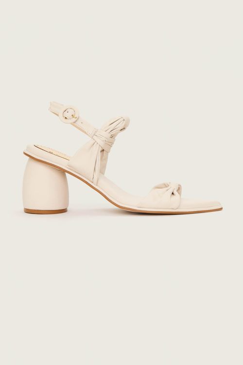 SANDÁLIA DUPLO ENLACE OFF WHITE