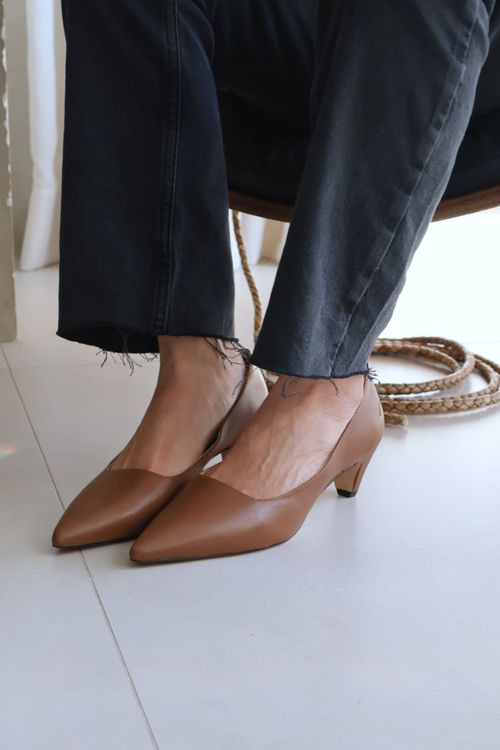 SCARPIN SALTO KITTEN CHOCOLATE