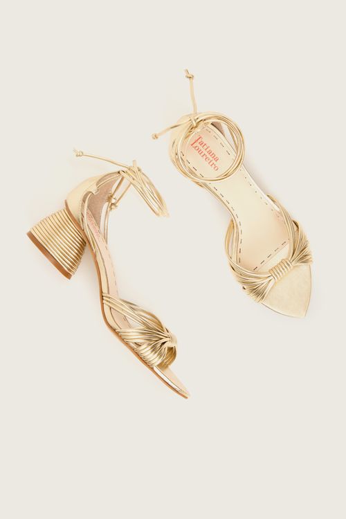 SANDÁLIA MULTI ENLACE OURO LIGHT