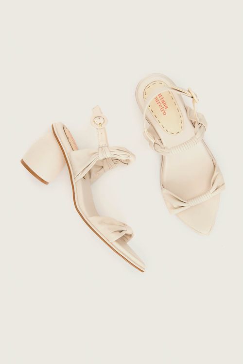 SANDÁLIA DUPLO ENLACE OFF WHITE