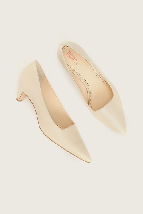 SCARPIN SALTO KITTEN OFF WHITE