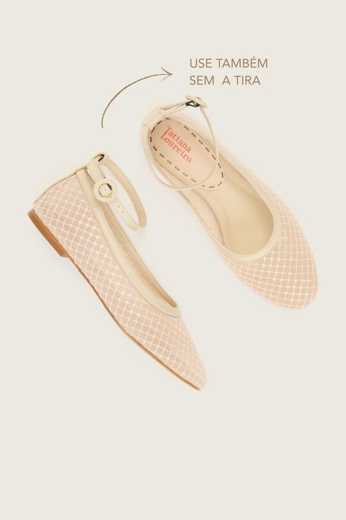 SAPATILHA TULE OFF WHITE