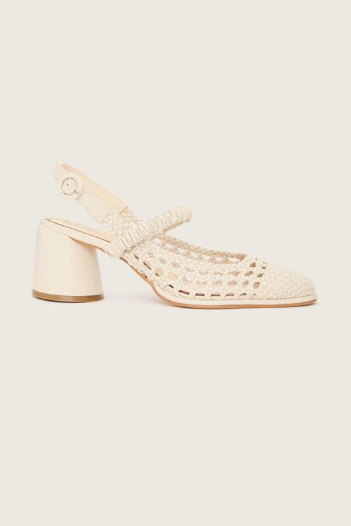 SCARPIN MARY JANE ELÁSTICO OFF WHITE