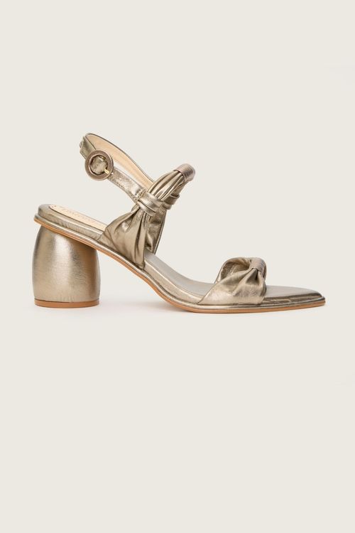 SANDÁLIA DUPLO ENLACE PRATA VELHO