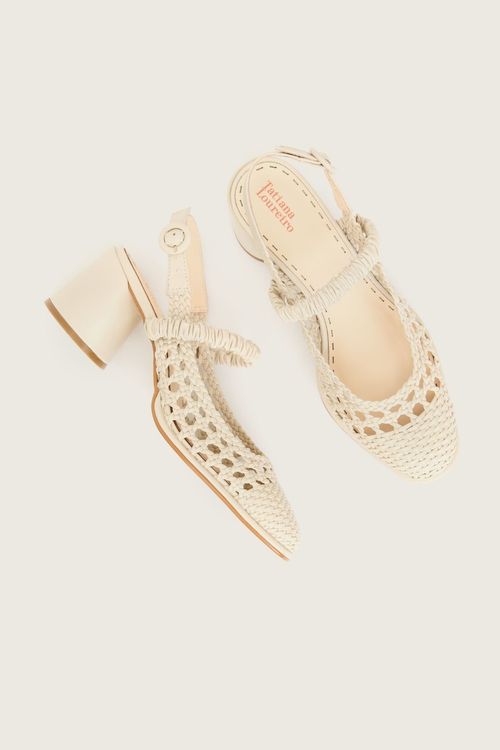 SCARPIN MARY JANE ELÁSTICO OFF WHITE