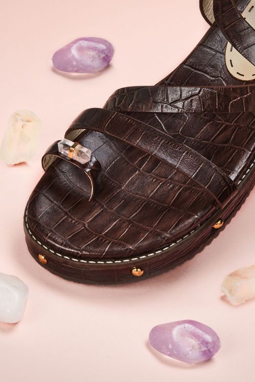 PAPETE CRISTAL NATURAL MARROM