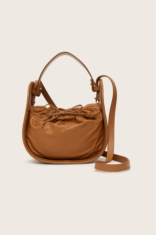 BOLSA SACO TRESSÊ MARROM CLARO