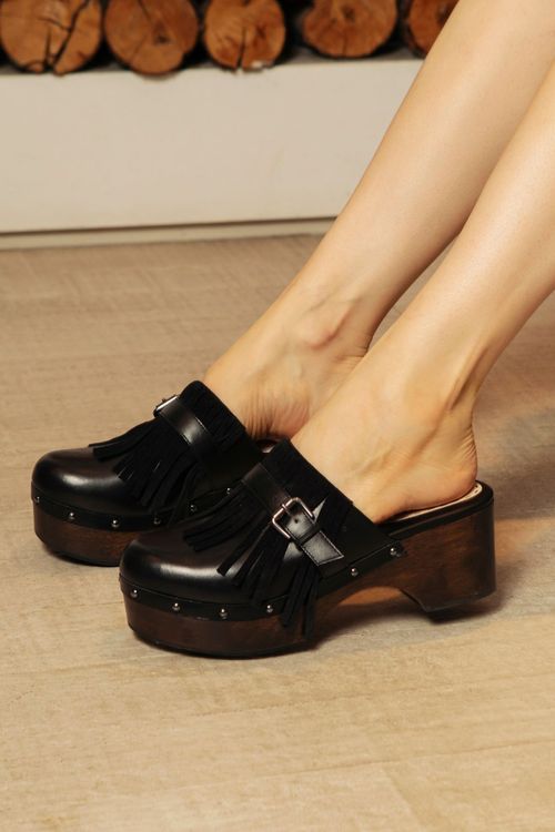 CLOG FRINGE PRETO