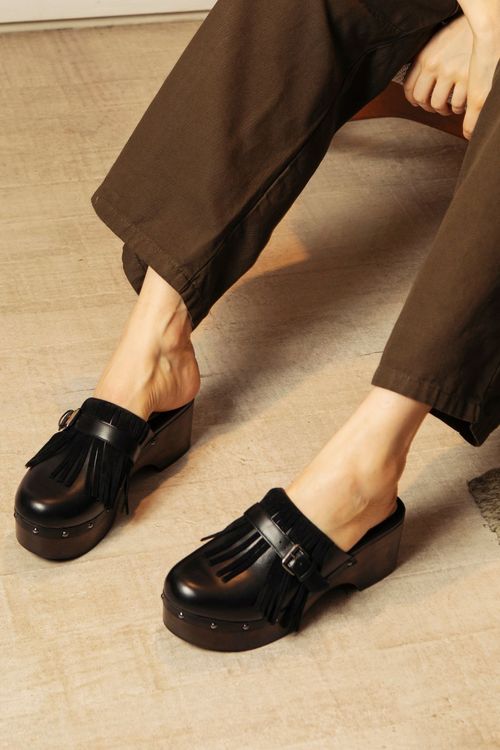 CLOG FRINGE PRETO
