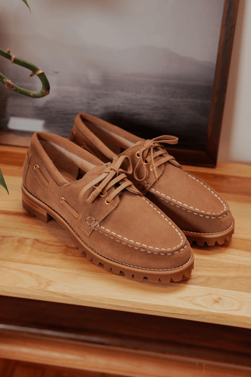 MOCASSIM DOCKSIDER TRATORADO TAUPE