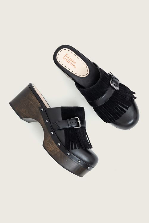 CLOG FRINGE PRETO