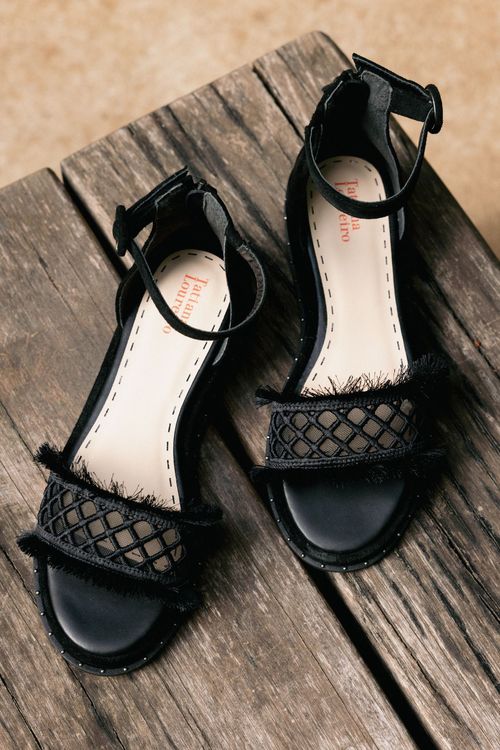 RASTEIRA TRAMADA LINHA PRETO