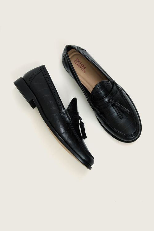 MOCASSIM BROGUE PRETO