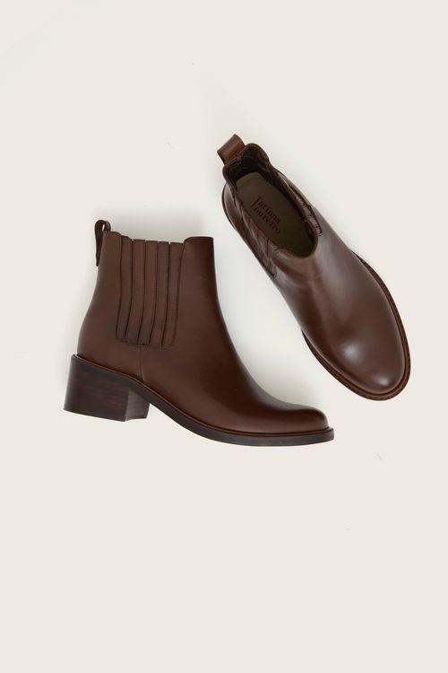 BOTA CHELSEA SALTO BLOCO CAFÉ