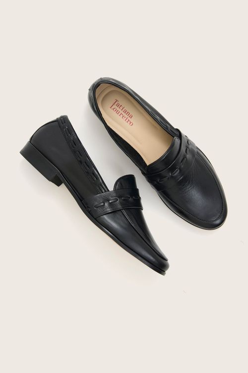 MOCASSIM PASSAFITA SOFT PRETO