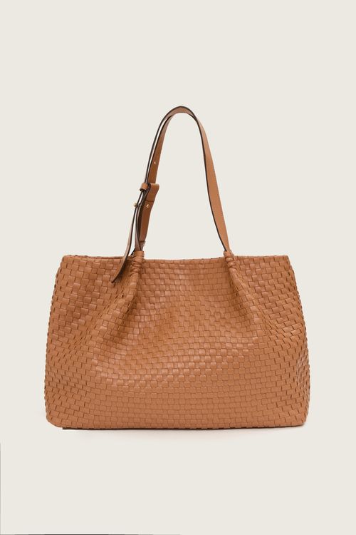 BOLSA OFFICE TRESSÊ CAMELO