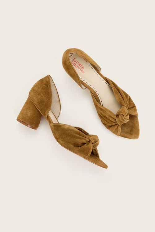 SANDÁLIA NÓ FRANZIDO CARAMELO